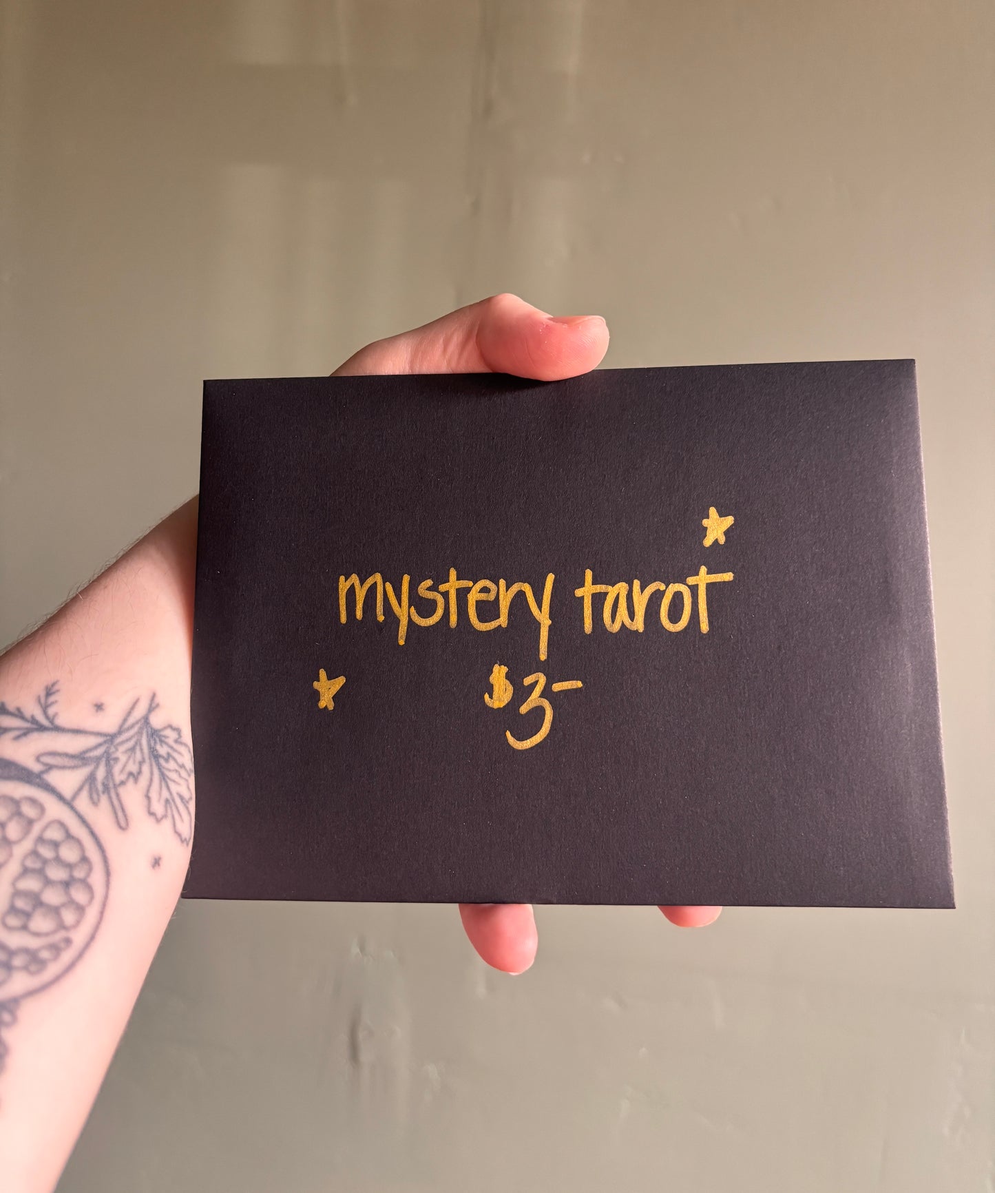 Mystery Tarot Card
