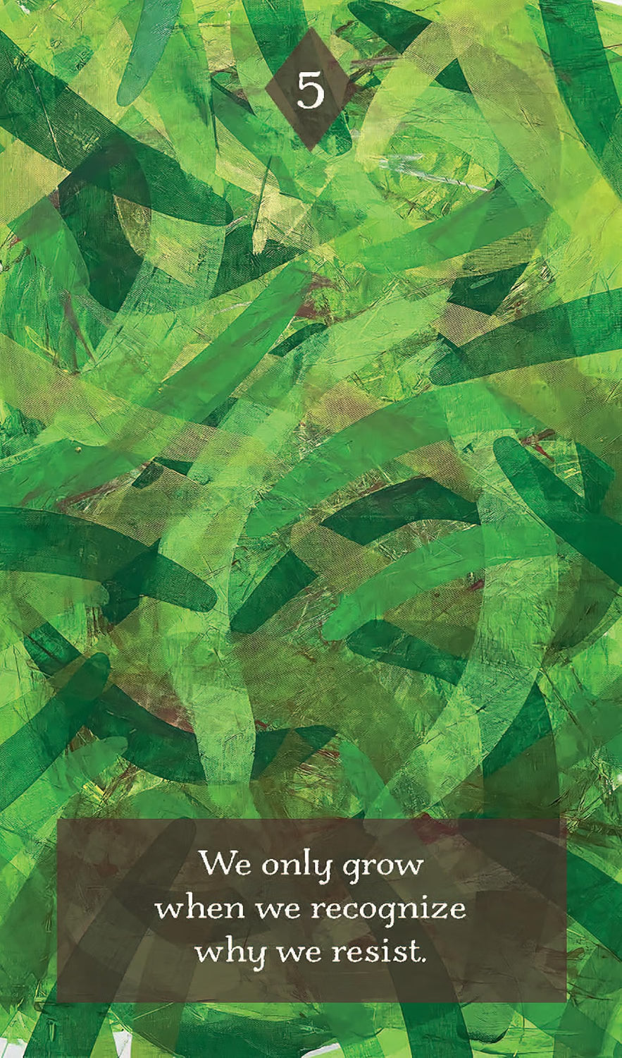 Card 5 from the Lessons from the Liminal SPace Oracle Deck