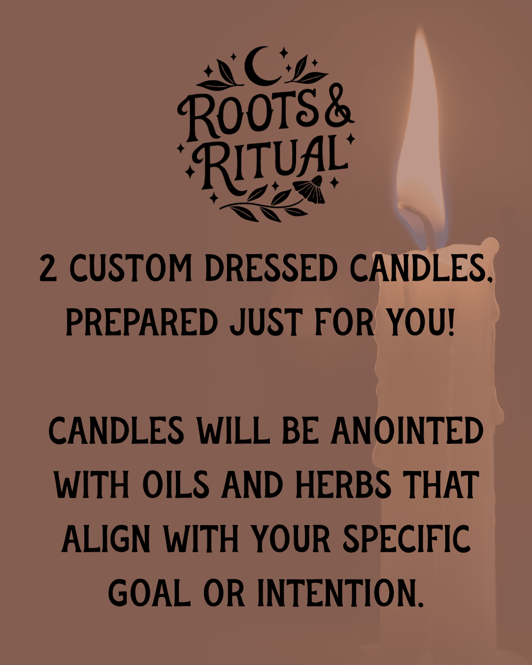 Custom Dressed Candle Set