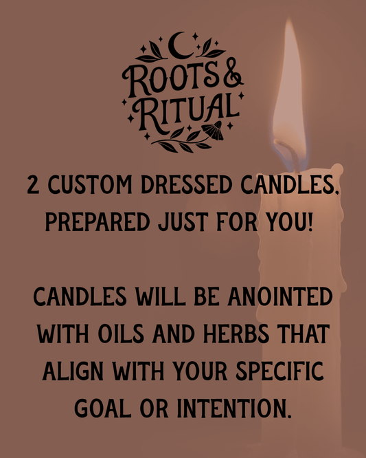 Custom Dressed Candle Set