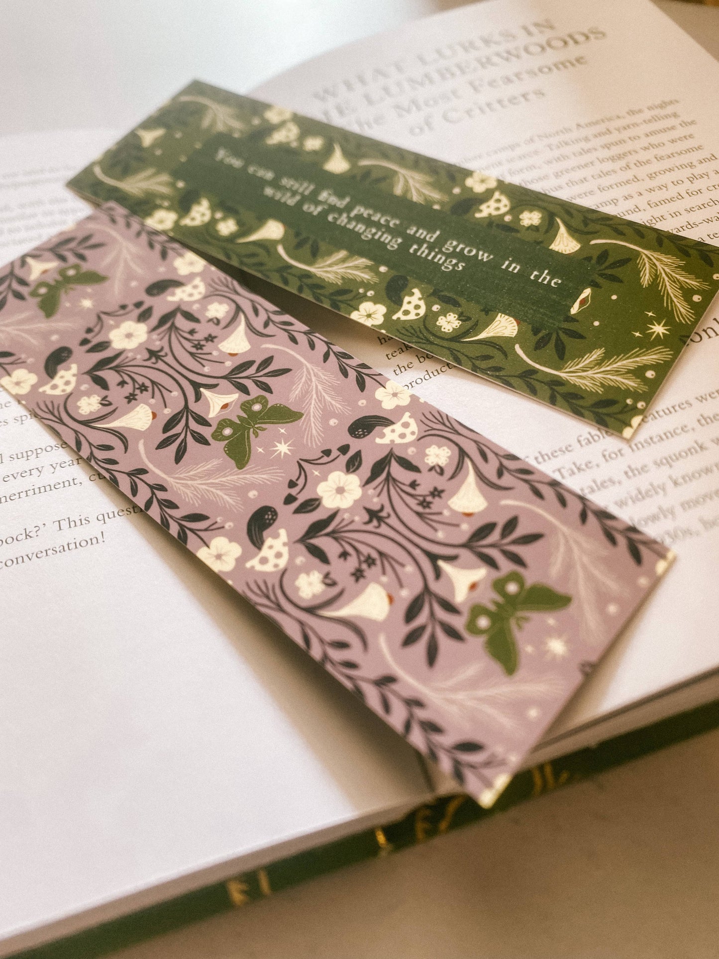 Grow in the Wild Quote Bookmark
