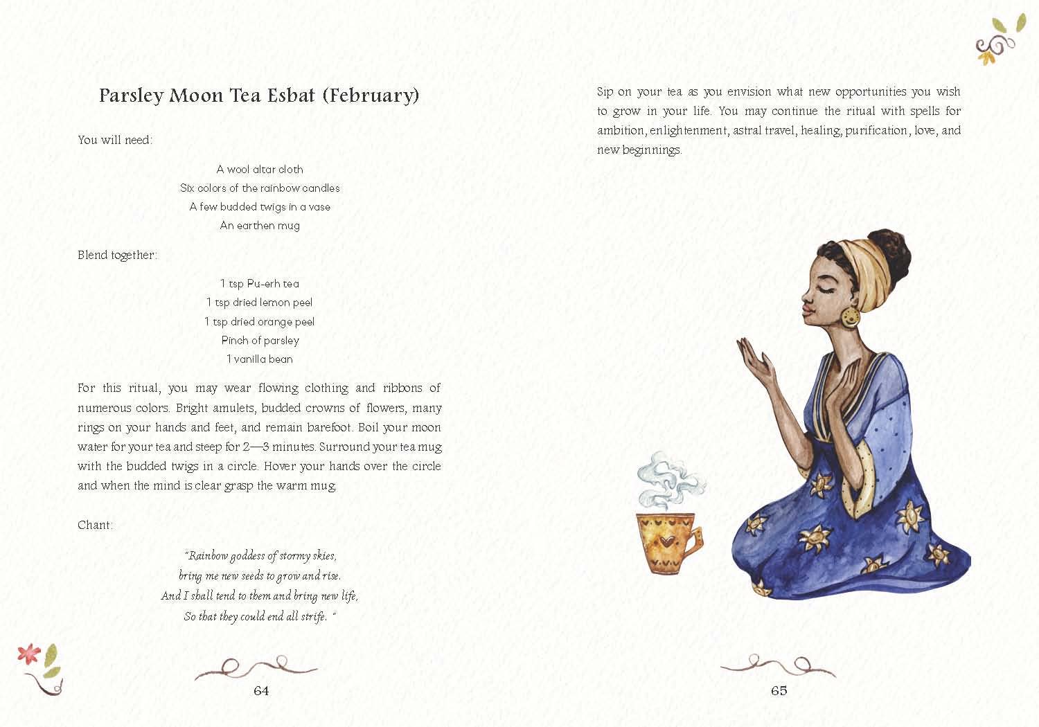 A Tea Witch's Grimoire: Magickal Recipes for Your Tea Time.