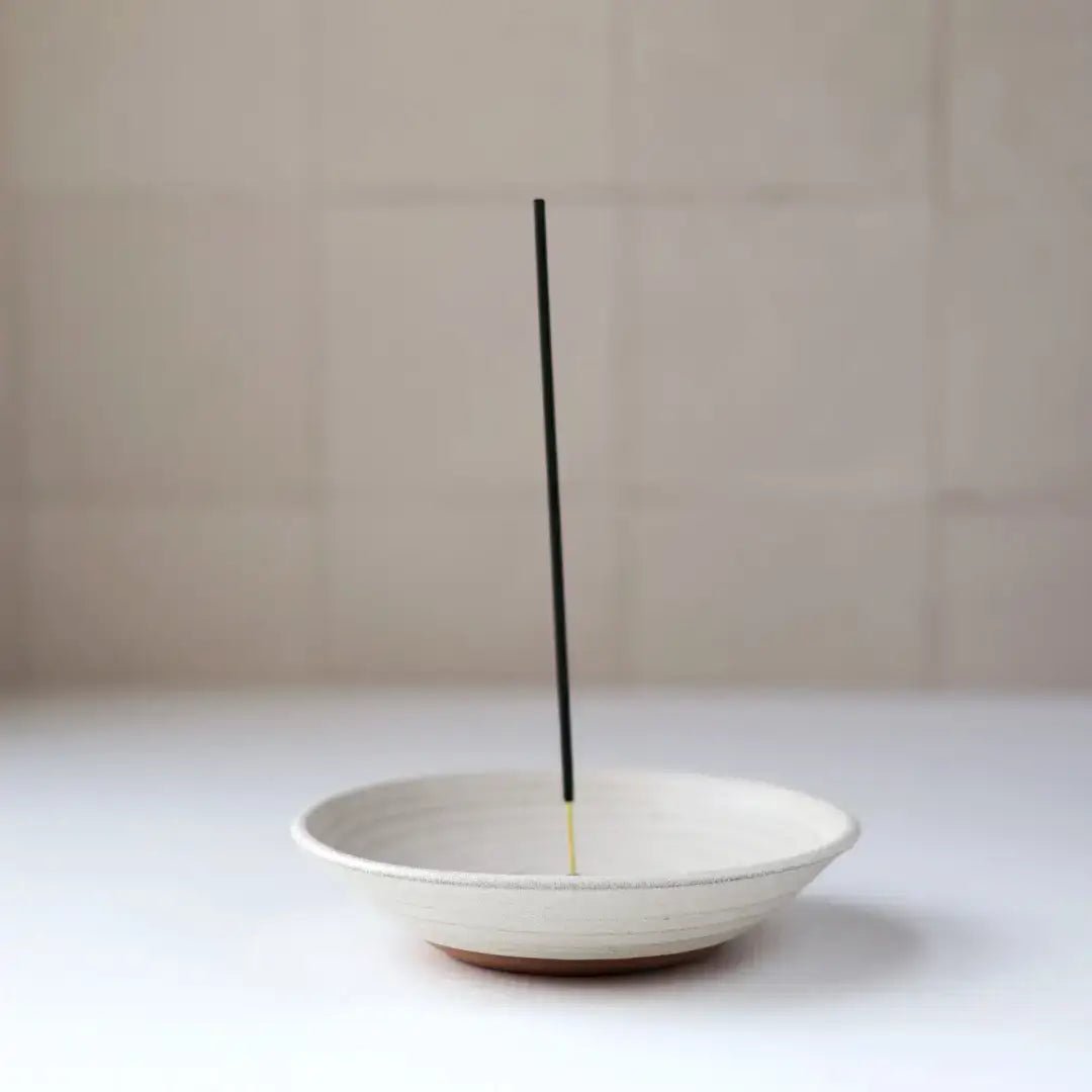 Handmade Ceramic Incense Holder | Off-White