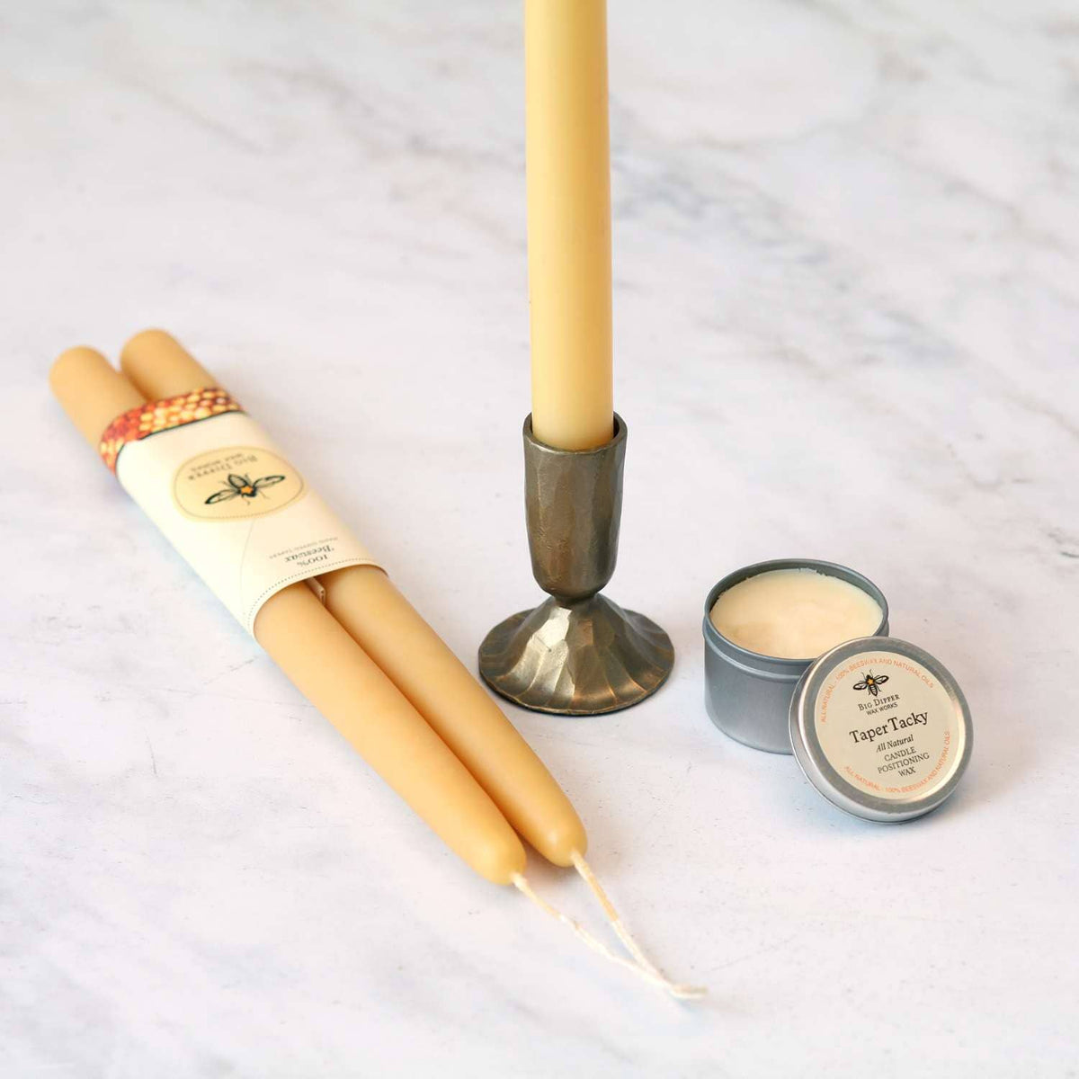 Candle Positioning Wax – Beeswax Blend – 1.7 oz Tin