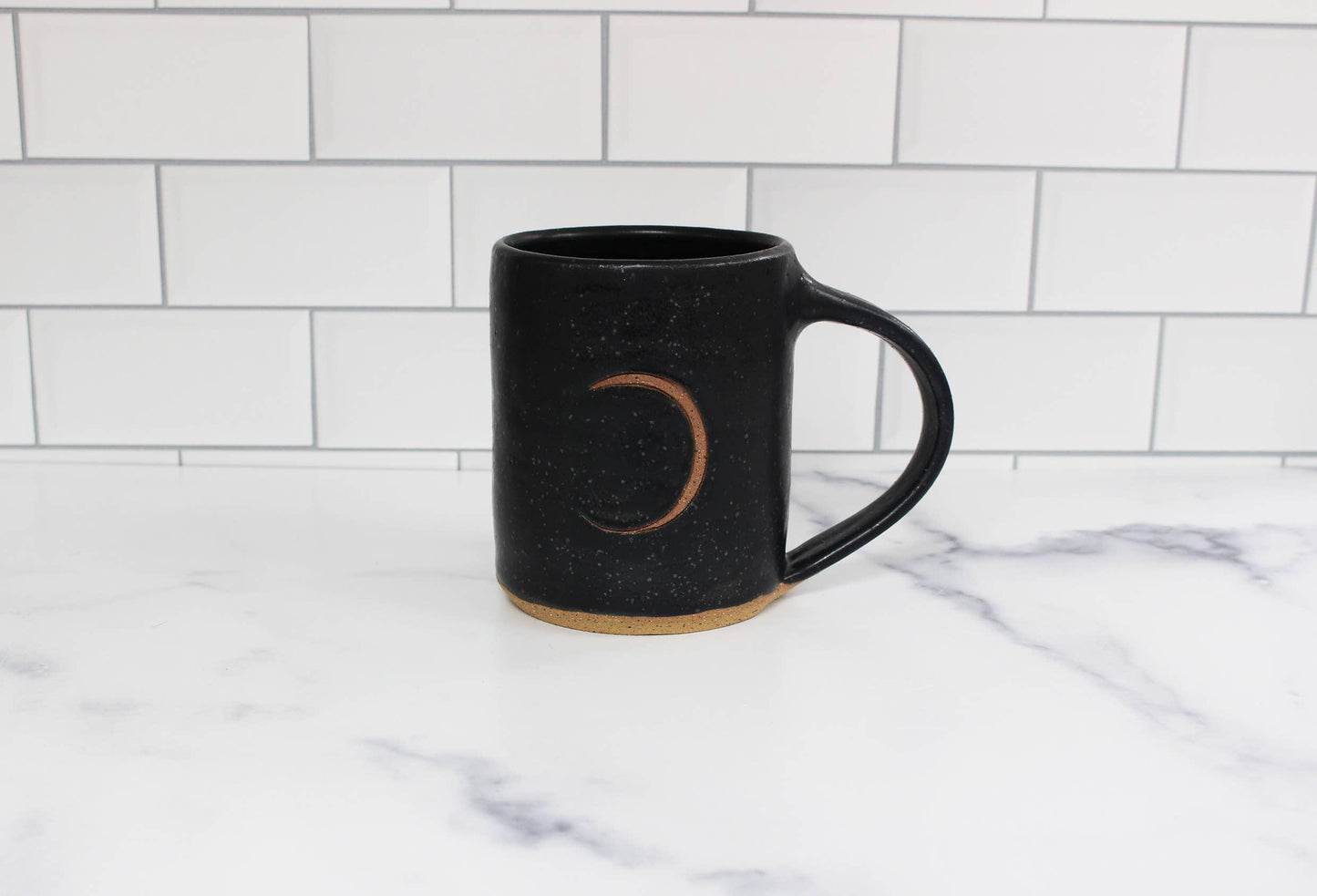 Fly Me To The Moon Mug -  Black.