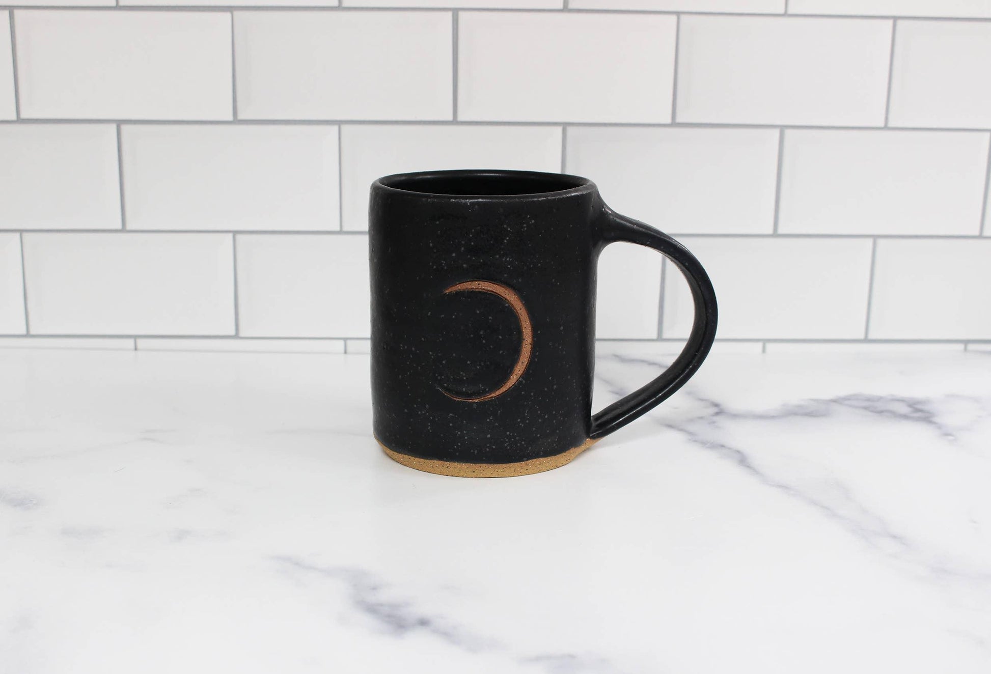 Fly Me To The Moon Mug -  Black.