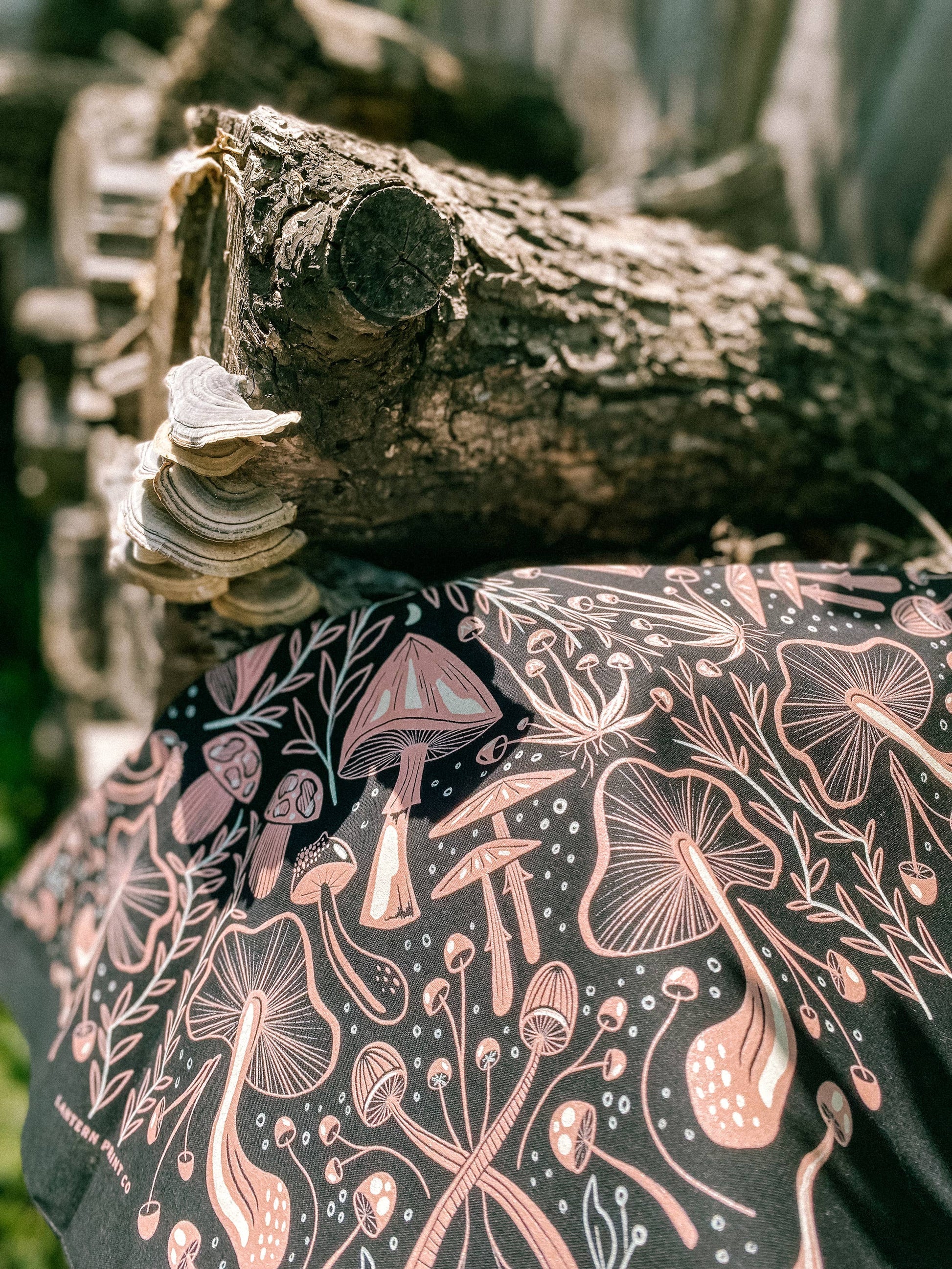 Midnight Mushroom Bandana.