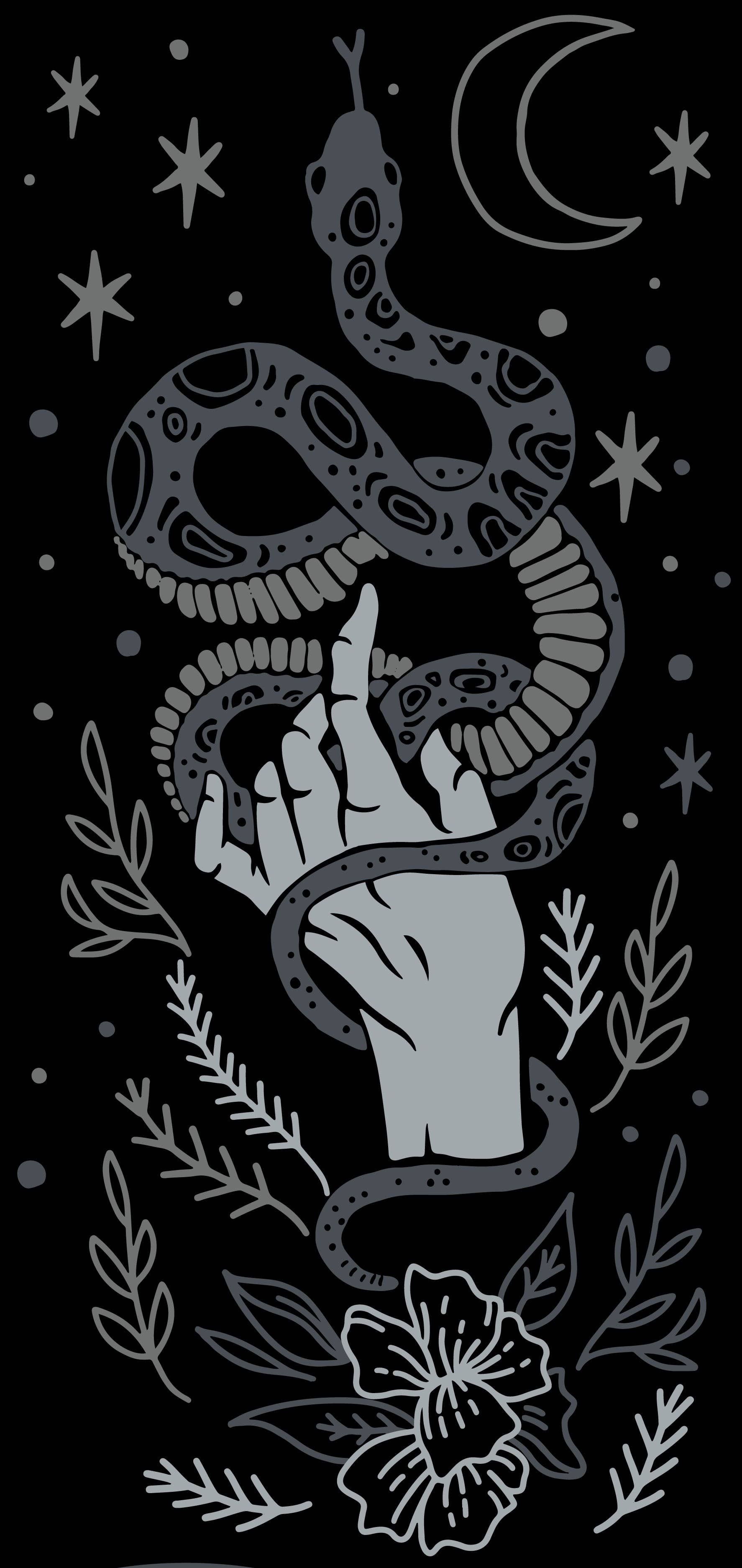 Serpentine Witch Knee Highs.