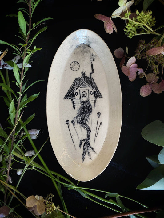 Baba Yaga offering plate