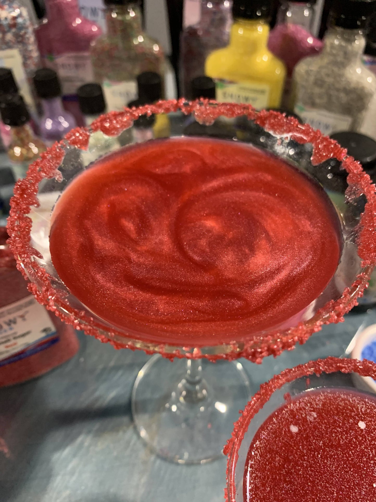 Cocktail Glitter - Red