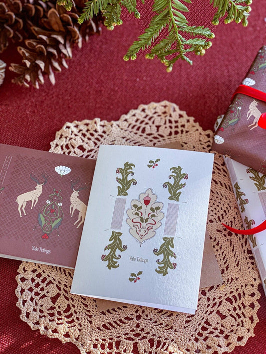 Oak King Winter Solstice Card