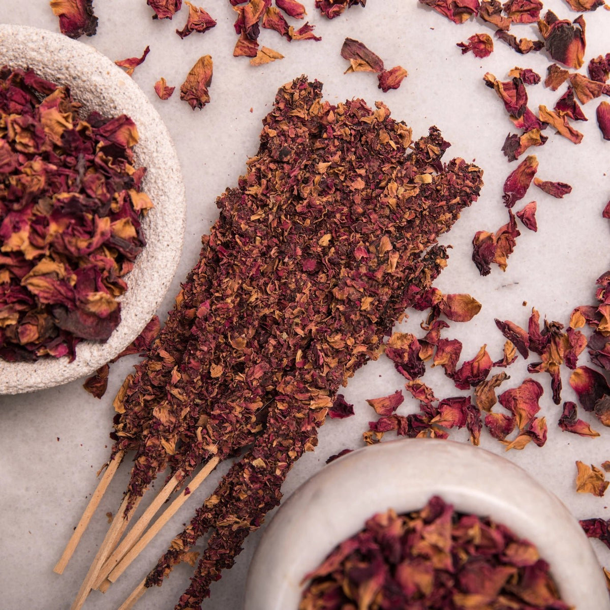 Roses and Olibanum Incense.