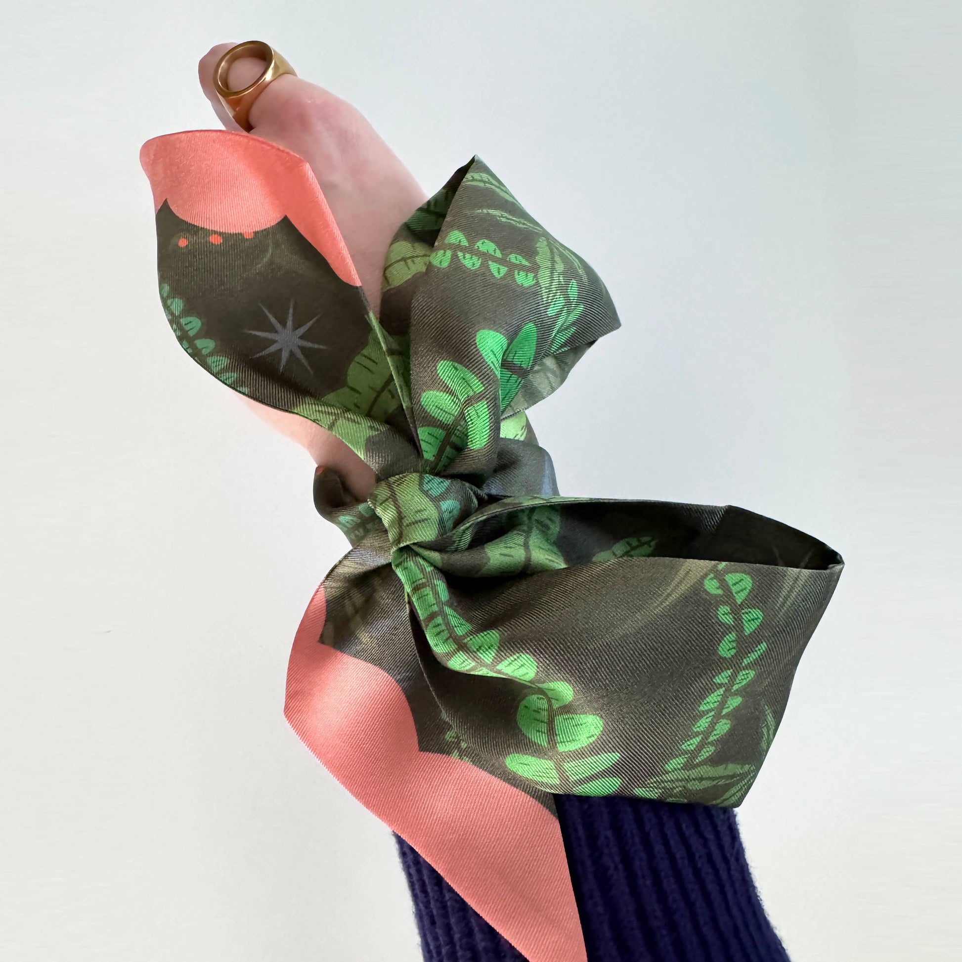 SKINNY SILK SCARF | Gentle Fern.