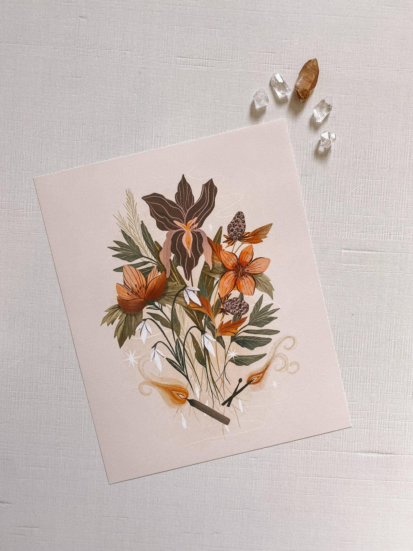Witch's Bouquet Print.