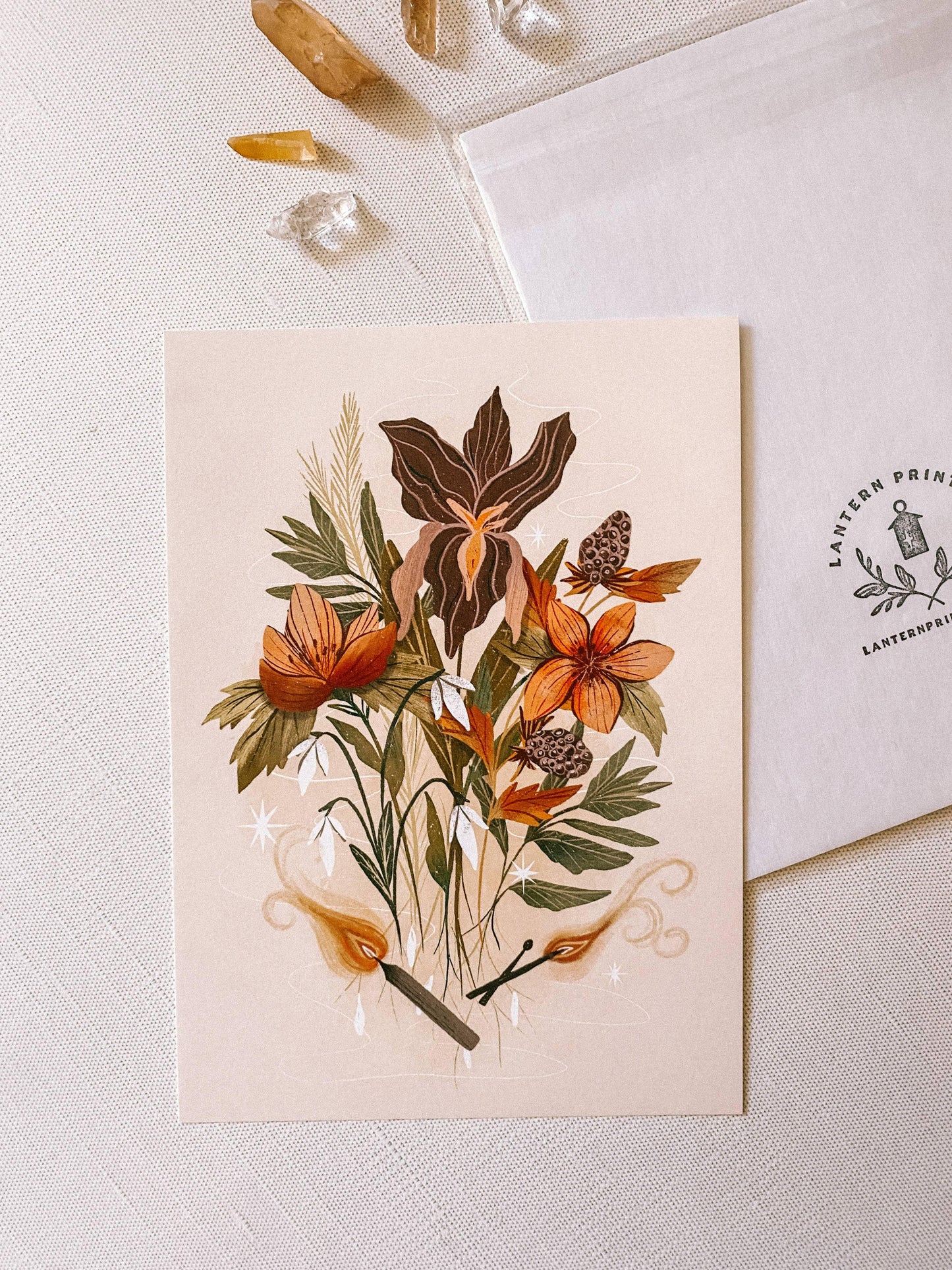 Witch's Bouquet Print.