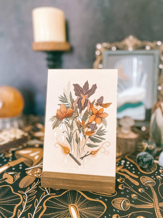 Witch's Bouquet Print.